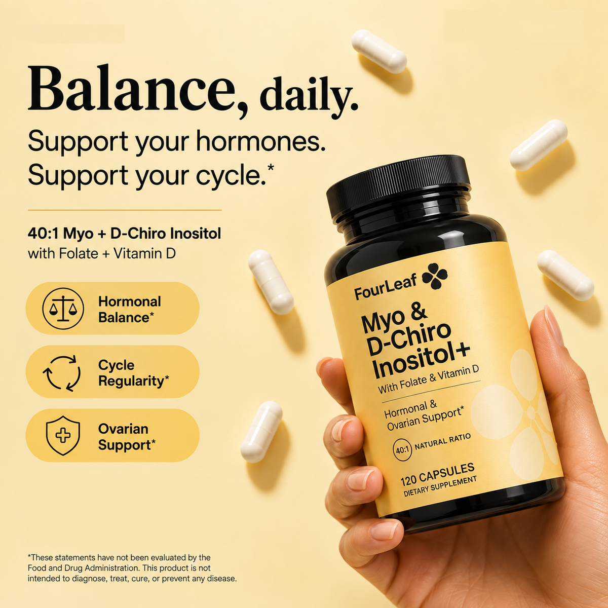 Myo-Inositol & D-Chiro Inositol+