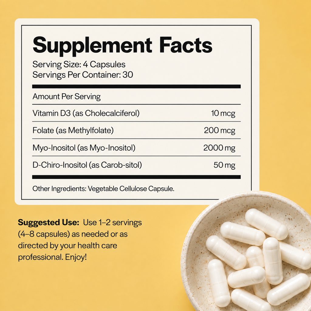 Myo-Inositol & D-Chiro Inositol+